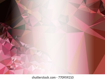 Abstract mosaic decorative background with a blank space for text or photo. Copy space. Vector clip art.
