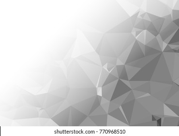 Abstract mosaic decorative background with a blank space for text or photo. Copy space. Vector clip art.