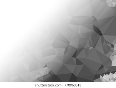 Abstract mosaic decorative background with a blank space for text or photo. Copy space. Vector clip art.