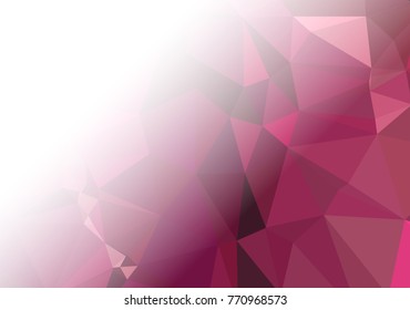 Abstract mosaic decorative background with a blank space for text or photo. Copy space. Vector clip art.