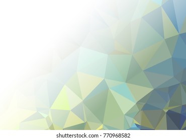 Abstract mosaic decorative background with a blank space for text or photo. Copy space. Vector clip art.