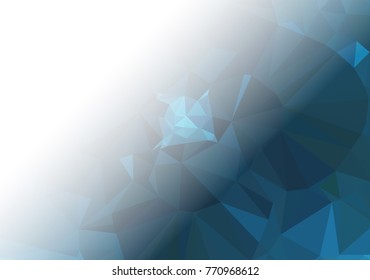 Abstract mosaic decorative background with a blank space for text or photo. Copy space. Vector clip art.