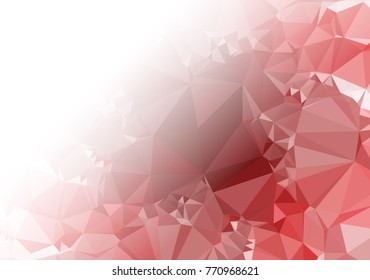 Abstract mosaic decorative background with a blank space for text or photo. Copy space. Vector clip art.