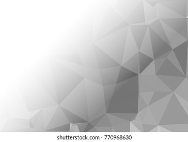 Abstract mosaic decorative background with a blank space for text or photo. Copy space. Vector clip art.