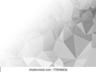 Abstract mosaic decorative background with a blank space for text or photo. Copy space. Vector clip art.