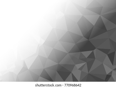 Abstract mosaic decorative background with a blank space for text or photo. Copy space. Vector clip art.