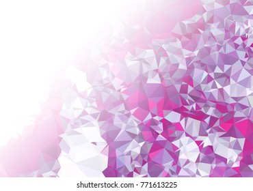 Abstract mosaic decorative background with a blank space for text or photo. Copy space. Vector clip art.
