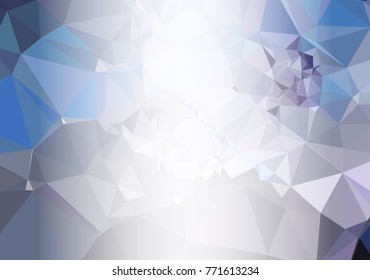 Abstract mosaic decorative background with a blank space for text or photo. Copy space. Vector clip art.