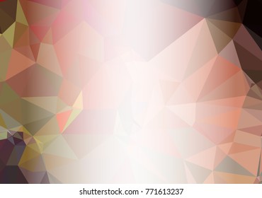 Abstract mosaic decorative background with a blank space for text or photo. Copy space. Vector clip art.