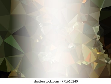 Abstract mosaic decorative background with a blank space for text or photo. Copy space. Vector clip art.