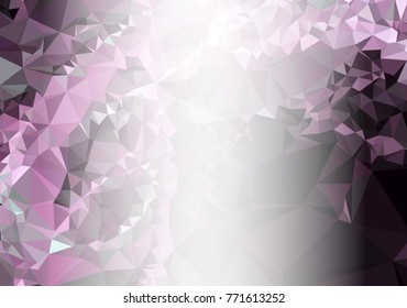 Abstract mosaic decorative background with a blank space for text or photo. Copy space. Vector clip art.