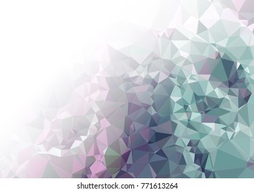 Abstract mosaic decorative background with a blank space for text or photo. Copy space. Vector clip art.