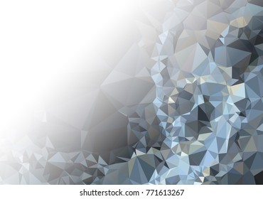 Abstract mosaic decorative background with a blank space for text or photo. Copy space. Vector clip art.