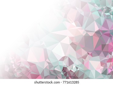 Abstract mosaic decorative background with a blank space for text or photo. Copy space. Vector clip art.