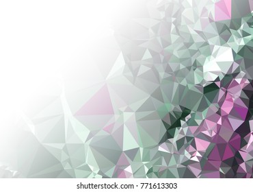 Abstract mosaic decorative background with a blank space for text or photo. Copy space. Vector clip art.