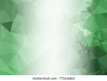 Abstract mosaic decorative background with a blank space for text or photo. Copy space. Vector clip art.