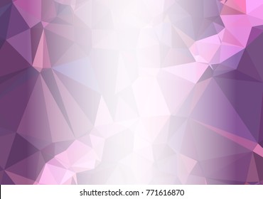 Abstract mosaic decorative background with a blank space for text or photo. Copy space. Vector clip art.