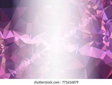 Abstract mosaic decorative background with a blank space for text or photo. Copy space. Vector clip art.