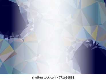 Abstract mosaic decorative background with a blank space for text or photo. Copy space. Vector clip art.