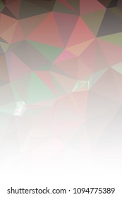 Abstract mosaic decorative vertical background with a blank space for text or photo. Copy space. Vector clip art.