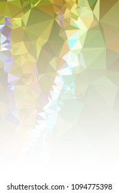 Abstract mosaic decorative vertical background with a blank space for text or photo. Copy space. Vector clip art.