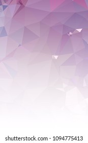 Abstract mosaic decorative vertical background with a blank space for text or photo. Copy space. Vector clip art.
