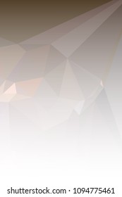 Abstract mosaic decorative vertical background with a blank space for text or photo. Copy space. Vector clip art.