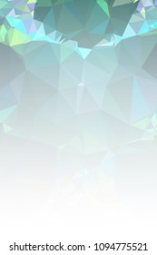 Abstract mosaic decorative vertical background with a blank space for text or photo. Copy space. Vector clip art.