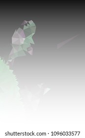 Abstract mosaic decorative vertical background with a blank space for text or photo. Copy space. Vector clip art.