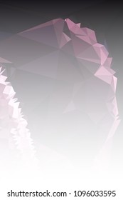Abstract mosaic decorative vertical background with a blank space for text or photo. Copy space. Vector clip art.