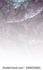 Abstract mosaic decorative vertical background with a blank space for text or photo. Copy space. Vector clip art.