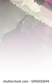 Abstract mosaic decorative vertical background with a blank space for text or photo. Copy space. Vector clip art.