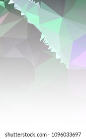 Abstract mosaic decorative vertical background with a blank space for text or photo. Copy space. Vector clip art.