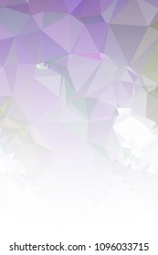 Abstract mosaic decorative vertical background with a blank space for text or photo. Copy space. Vector clip art.