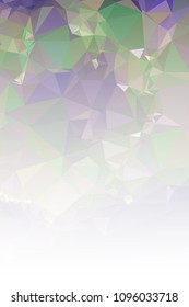 Abstract mosaic decorative vertical background with a blank space for text or photo. Copy space. Vector clip art.