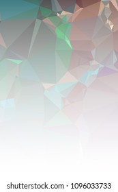 Abstract mosaic decorative vertical background with a blank space for text or photo. Copy space. Vector clip art.