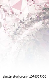 Abstract mosaic decorative vertical background with a blank space for text or photo. Copy space. Vector clip art.