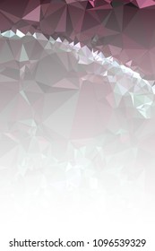 Abstract mosaic decorative vertical background with a blank space for text or photo. Copy space. Vector clip art.