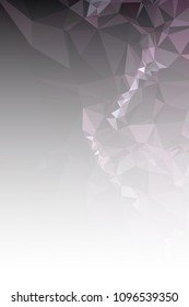 Abstract mosaic decorative vertical background with a blank space for text or photo. Copy space. Vector clip art.