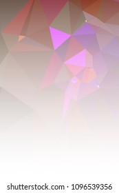 Abstract mosaic decorative vertical background with a blank space for text or photo. Copy space. Vector clip art.