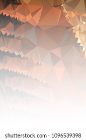 Abstract mosaic decorative vertical background with a blank space for text or photo. Copy space. Vector clip art.