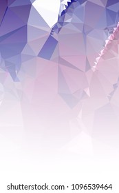 Abstract mosaic decorative vertical background with a blank space for text or photo. Copy space. Vector clip art.
