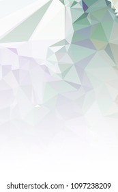 Abstract mosaic decorative vertical background with a blank space for text or photo. Copy space. Vector clip art.