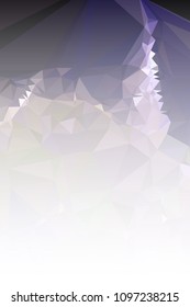 Abstract mosaic decorative vertical background with a blank space for text or photo. Copy space. Vector clip art.