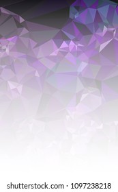 Abstract mosaic decorative vertical background with a blank space for text or photo. Copy space. Vector clip art.