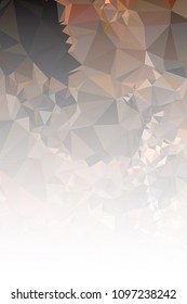 Abstract mosaic decorative vertical background with a blank space for text or photo. Copy space. Vector clip art.
