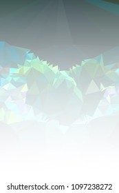 Abstract mosaic decorative vertical background with a blank space for text or photo. Copy space. Vector clip art.
