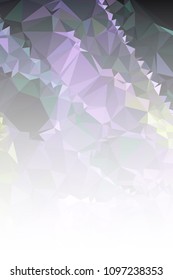 Abstract mosaic decorative vertical background with a blank space for text or photo. Copy space. Vector clip art.