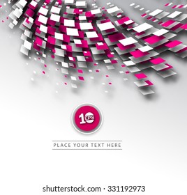 Abstract Mosaic Design, eps10 vector 