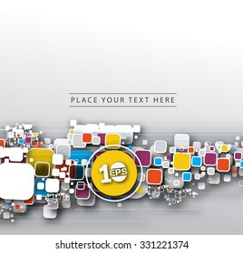 Abstract Mosaic Design, eps10 vector 
